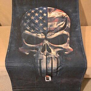 New Patriotic Skull Oversized US Flag Towel Beach Bath Pool Gift Cotton American